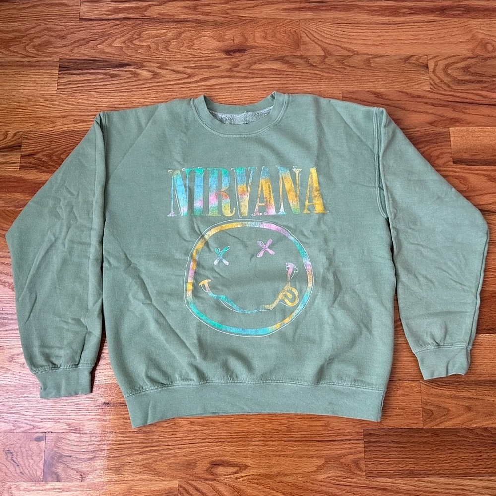 Nirvana Graphic Crewneck Sweatshirt
